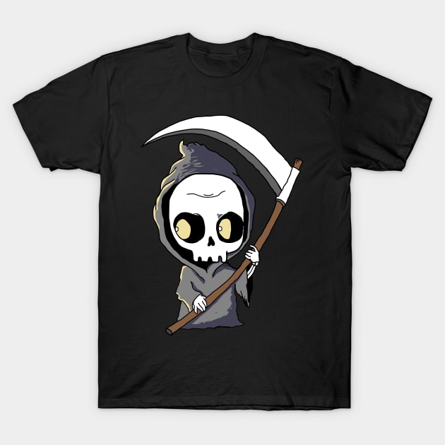 Smol Reaper Kawaii T-Shirt by DeathAnarchy